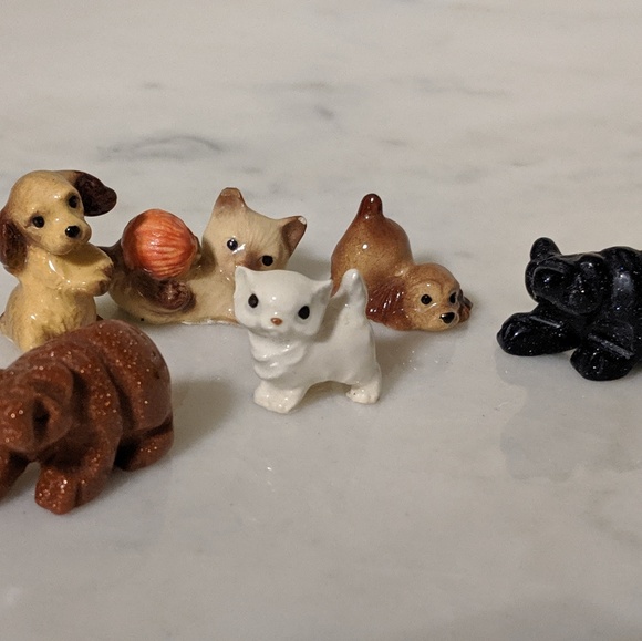 tiny animal figurines
